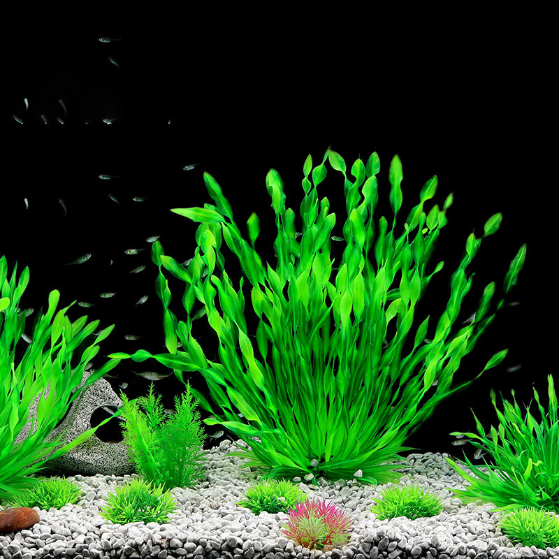 Aquarium Plant Seeds - Plantas Artificiais para Aquário 13/23/32/36/40cm, Grama