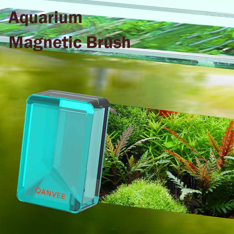 Planted Aquarium Tools - Qanvee-aquário escova magnética, ferramentas de limpeza,