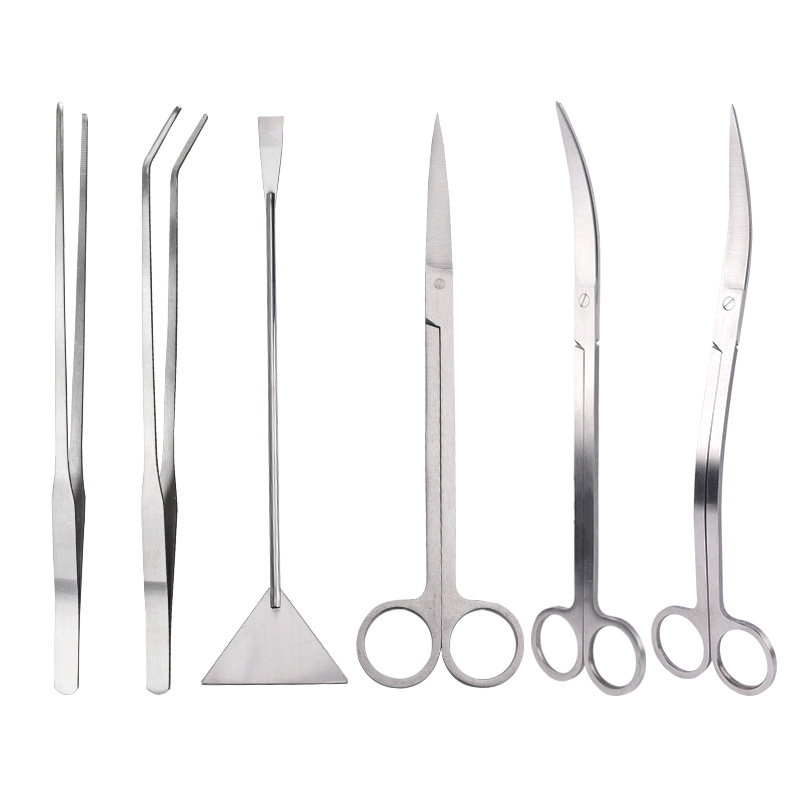 Planted Aquarium Tools - Acessórios para aquário, aço inoxidável duro,