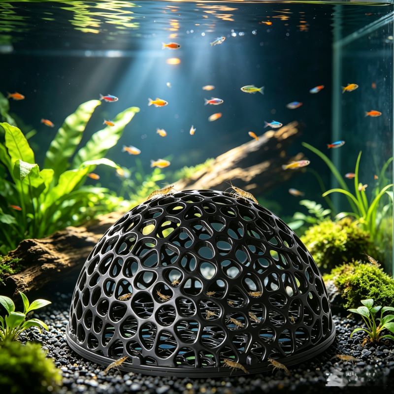 Planted Aquarium Moss - Abrigo de caverna para esconderijos de