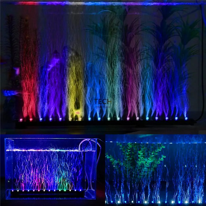 Aquarium Plant Grow Light - Aquário tanque de peixes subaquático submersível