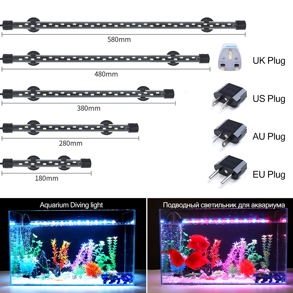 Aquarium Plant Grow Light - 90-260v luz de aquário led à