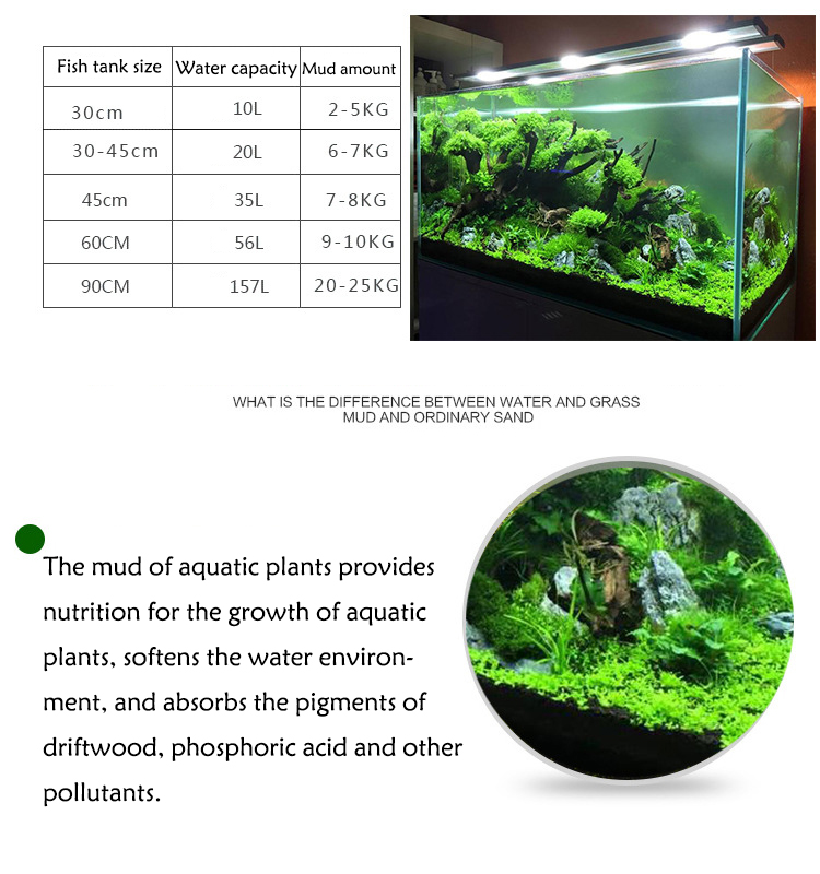 Solo para grama de água e solo - Aquarium Plant Seeds avaliação e preço