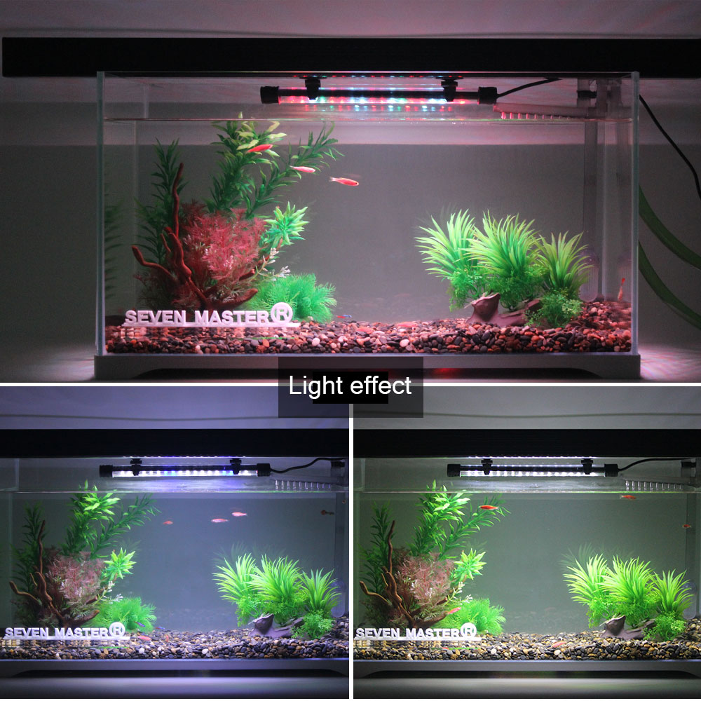 Luz de aquário led planta cres - Aquarium Plant Grow Light avaliação e preço