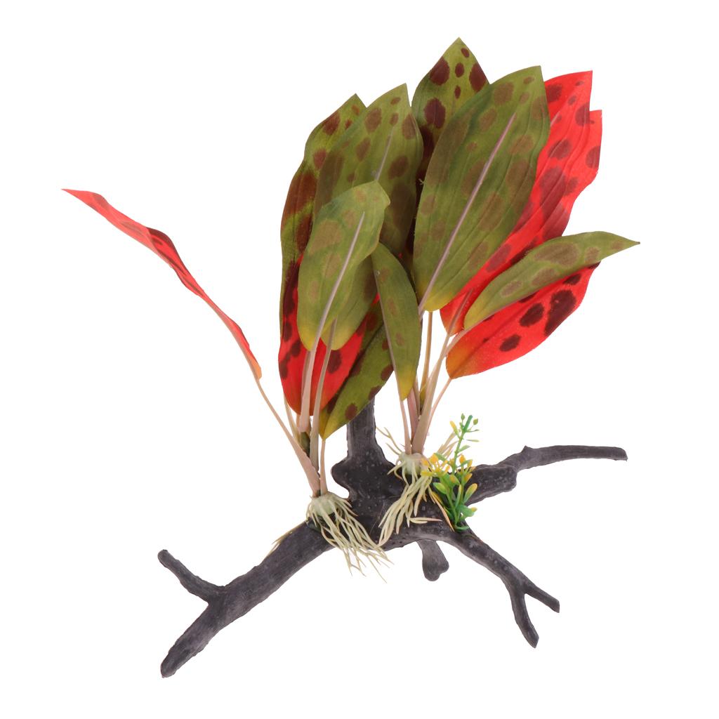 Réptil terrário planta artific - Aquarium Plant Vine avaliação e preço