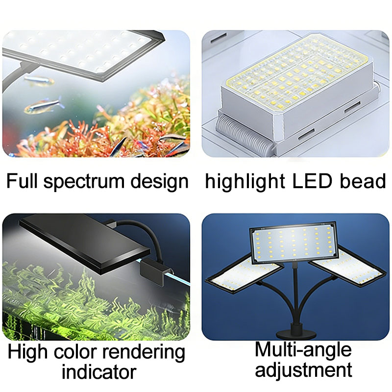 Luz LED de espectro completo p - Aquarium Plant Grow Light avaliação e preço