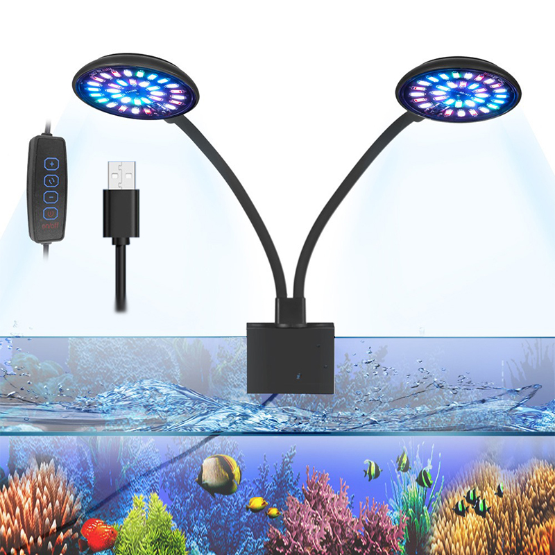 Usb aquário led luz tanque de  - Aquarium Plant Grow Light avaliação e preço