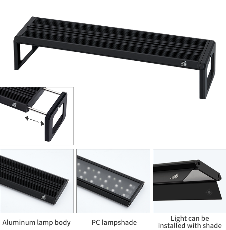 Luminária LED RGB UV para Aquá - Aquarium Plant Grow Light avaliação e preço
