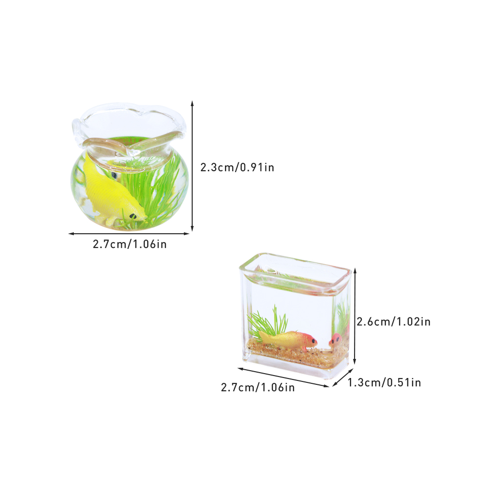Mini Dollhouse Simulação Tanqu - Planted Aquarium Models avaliação e preço