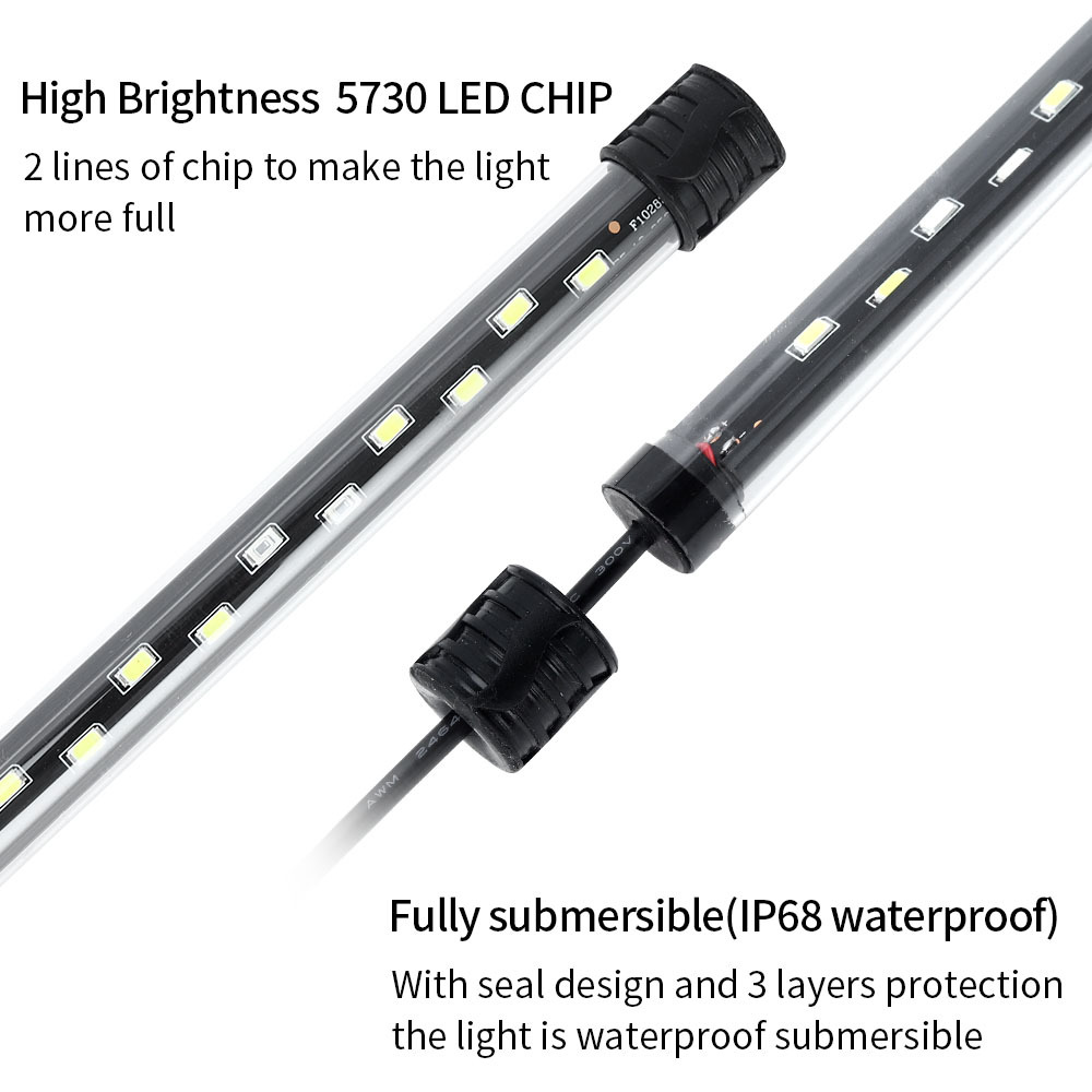 90-260v luz de aquário led à p - Aquarium Plant Grow Light avaliação e preço