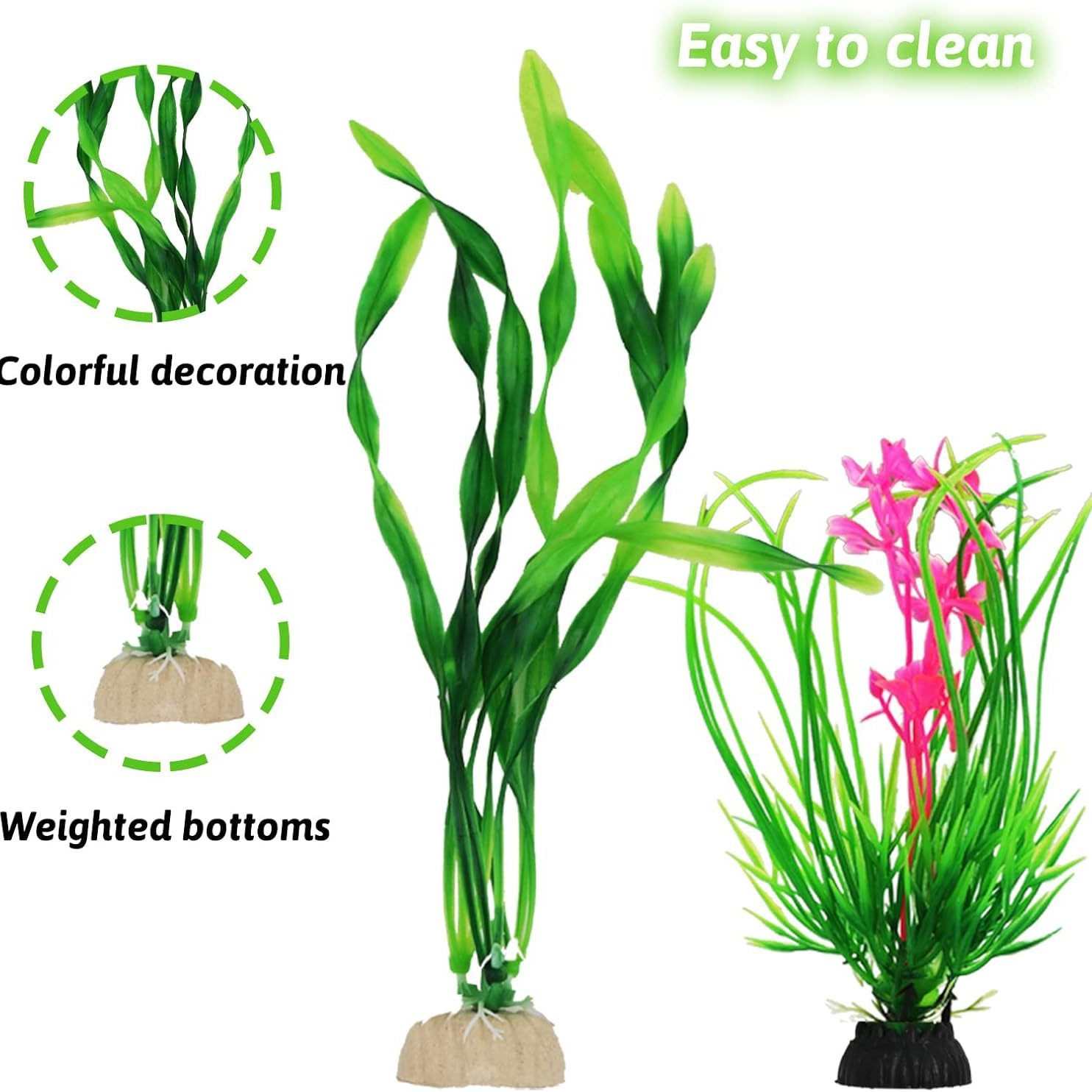 Conjunto de plantas artificiai - Planted Aquarium For Beginners avaliação e preço