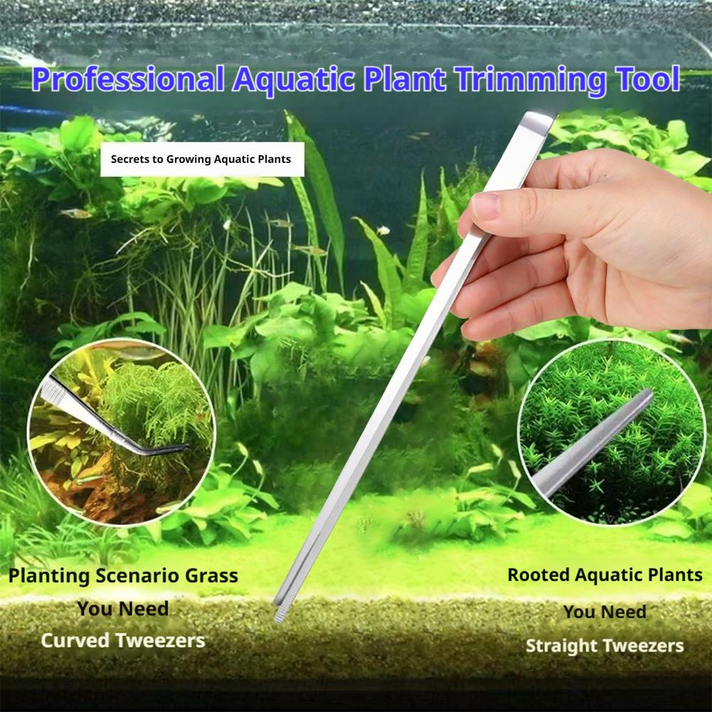 Pinça de Aço Inoxidável 27cm p - Planted Clip Tweezers avaliação e preço