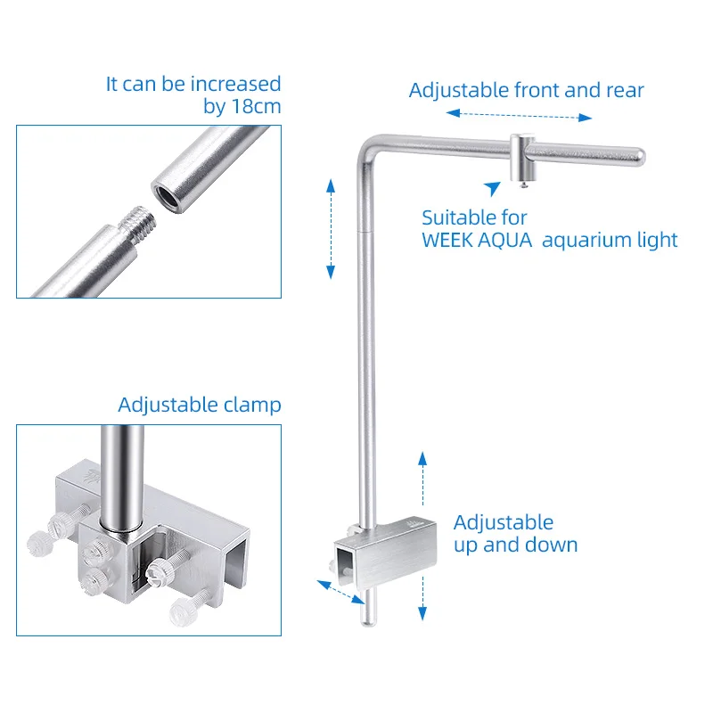 Semana aqua luz suporte univer - Planted Aquarium Hanging Light avaliação e preço