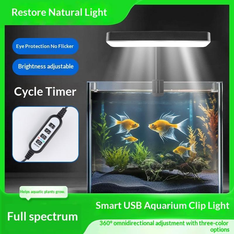 Luz LED de Espectro Completo p - Aquarium Plant Grow Light avaliação e preço