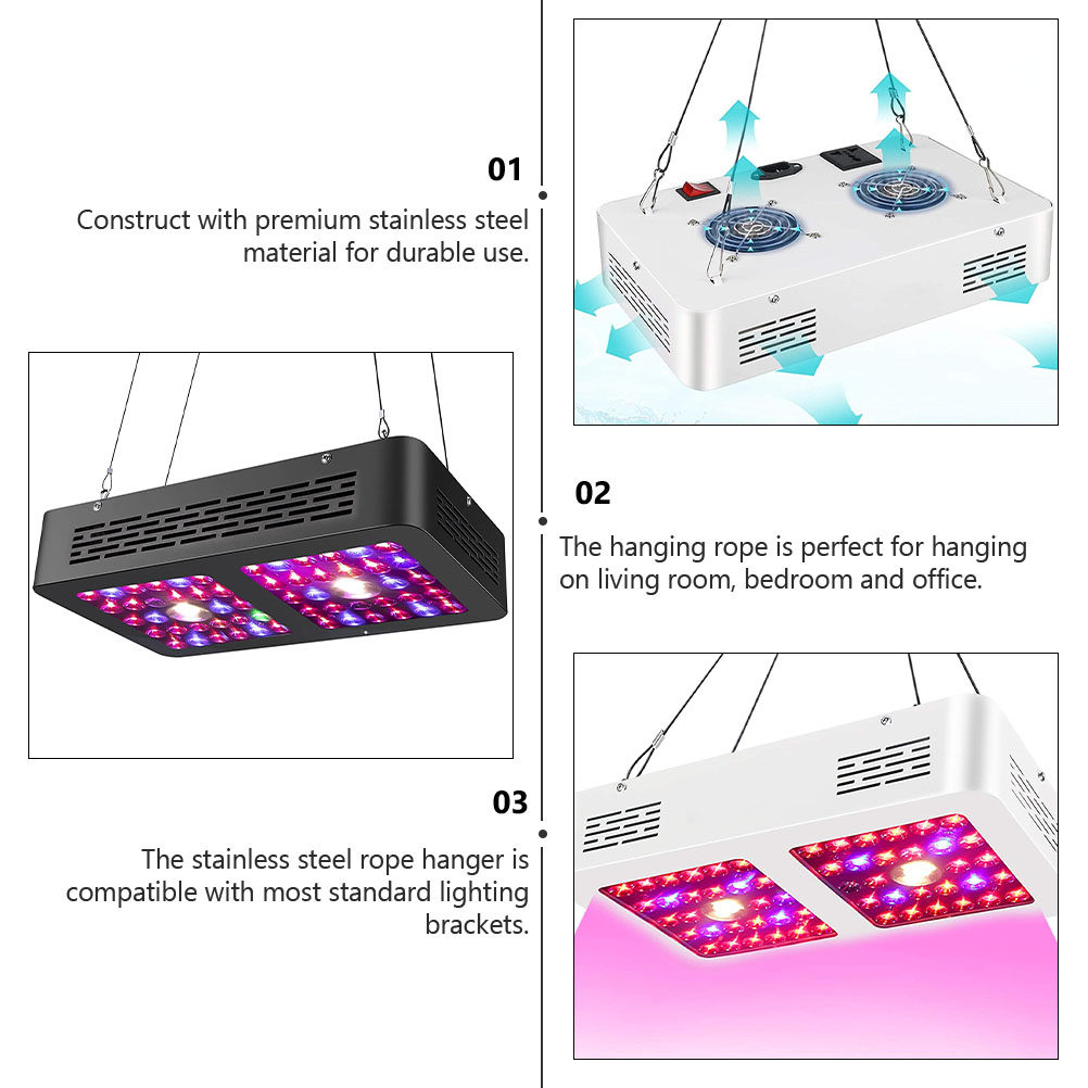 Kit de 4 Peças Premium de Aço  - Planted Aquarium Hanging Light avaliação e preço